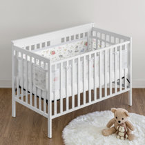 Swinging crib bumper online set